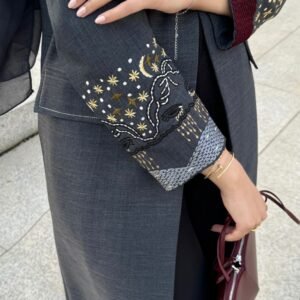 Alternative view of عبايه بليزر مطرزه 🌙